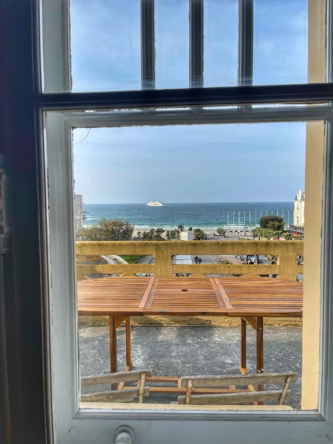 2 Pieces Terrasse Vue Mer Dinard Exteriör bild